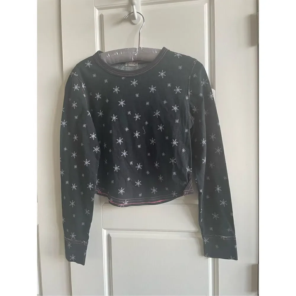 Free People Intimately Quilted Love Pajama Top